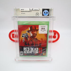 RED DEAD REDEMPTION 2 - WATA GRADED 9.0 A! NEW & Factory Sealed! (XBox One)