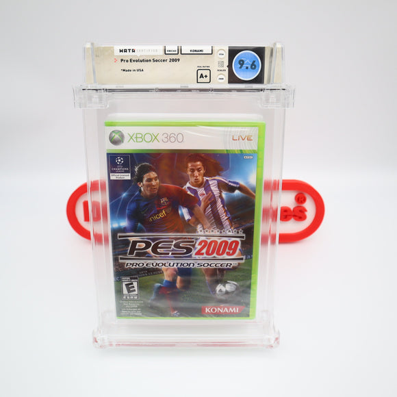 PES PRO EVOLUTION SOCCER 2009 - LIONEL MESSI 1ST COVER - WATA GRADED 9.6 A+! NEW & Factory Sealed (Xbox 360)