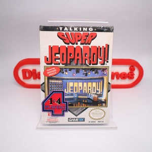 SUPER JEOPARDY! - NEW & Factory Sealed with Authentic H-Seam! (NES Nintendo)