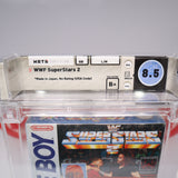 WWF SUPERSTARS 2 / WWE Super Stars II - NEW & Factory Sealed - WATA Graded 8.5 B+ (Nintendo Game Boy GB)
