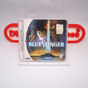 BLUE STINGER - NEW & Factory Sealed with Y-Fold! (Sega Dreamcast)