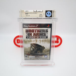BROTHERS IN ARMS: EARNED IN BLOOD - WATA GRADED 9.6 A! NEW & Factory Sealed! (PS2 PlayStation 2)