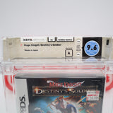 MAGE KNIGHT: DESTINY'S SOLDIER - WATA GRADED 9.6 A! NEW & Factory Sealed! (Nintendo DS)
