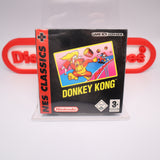 NES Classic Series DONKEY KONG - NEW & Factory Sealed with Distributor Seal! (Game Boy Advance GBA) - PAL VERSION