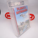 FLIGHT OF THE INTRUDER - VGA GRADED 85 NM+! NEW & Factory Sealed with Authentic H-Seam! (NES Nintendo)