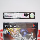 SUPER DRAGON BALL Z - VGA GRADED 80+ NM SILVER! NEW & Factory Sealed! (PS2 PlayStation 2)