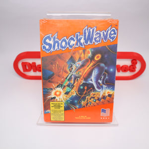 SHOCKWAVE / SHOCK WAVE - NEW & Factory Sealed with Authentic V-Overlap Seam! (NES Nintendo)