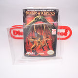 SWORDS AND & SERPENTS - NEW & Factory Sealed with Authentic H-Seam! (NES Nintendo)