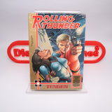 ROLLING THUNDER - NEW & Factory Sealed with Authentic V-Overlap Seam! (NES Nintendo)