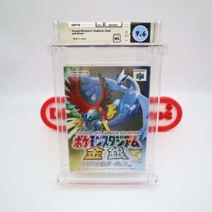 POKEMON STADIUM 2 - POCKET MONSTERS - GOLD & SILVER VERSION (Japanese) - WATA GRADED 9.6! BRAND NEW! (N64 Nintendo 64)