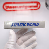 ATHLETIC WORLD - NEW & Factory Sealed with Authentic H-Seam! (NES Nintendo)