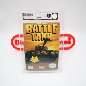 GARRY KITCHEN'S BATTLE TANK - VGA GRADED 80 NM SILVER! NEW & Factory Sealed with Authentic H-Seam! (NES Nintendo)