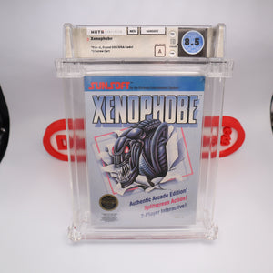 XENOPHOBE - WATA GRADED 8.5 A! NEW & Factory Sealed with Authentic H-Seam! (NES Nintendo)