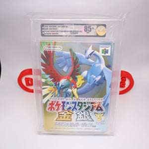 POKEMON STADIUM POCKET MONSTERS - CRYSTAL VERSION (Japanaese) - VGA GRADED 85+ ARCHIVAL! BRAND NEW! (N64 Nintendo 64)