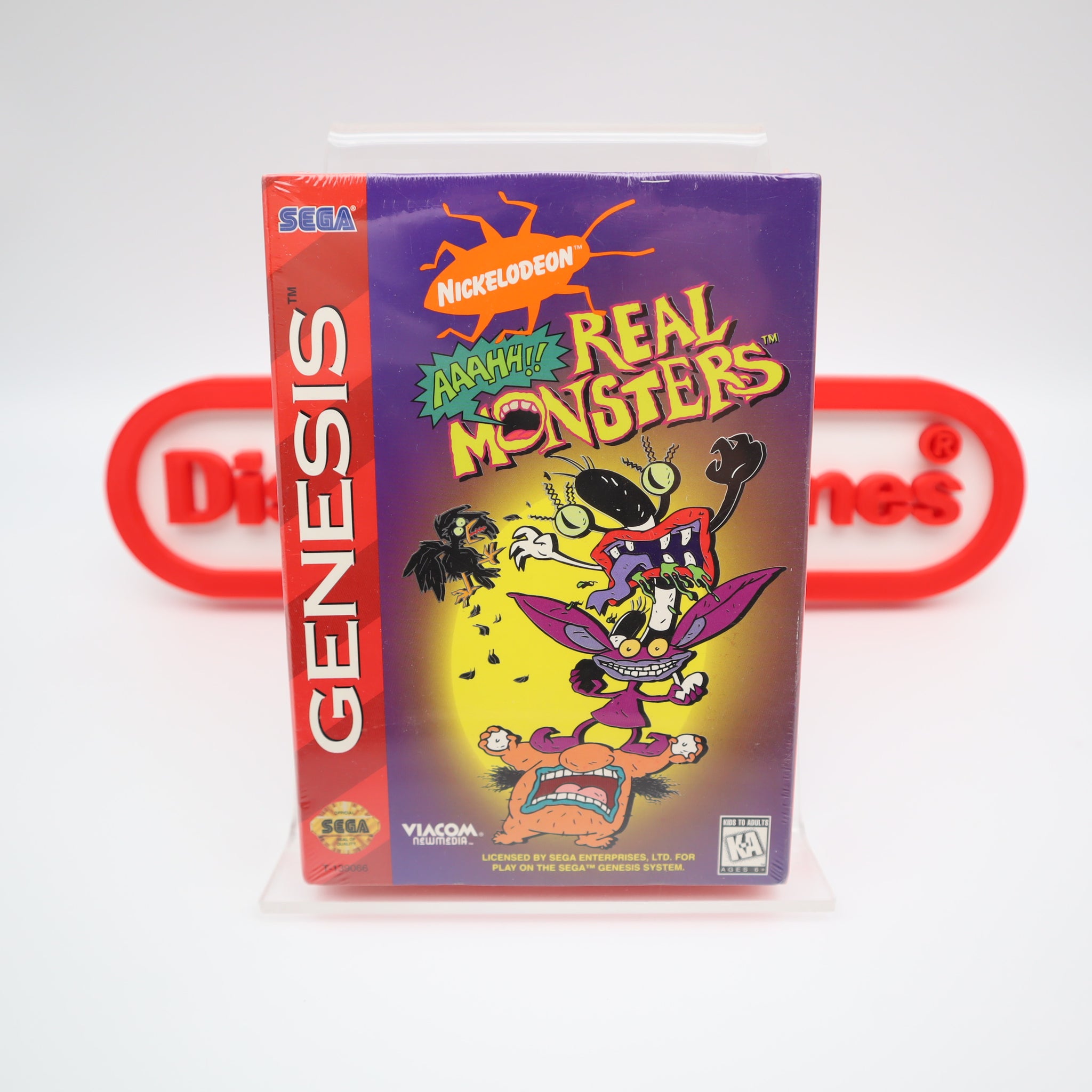 aaahh real monsters genesis NICKELODEON'S AAAHH!! REAL MONSTERS