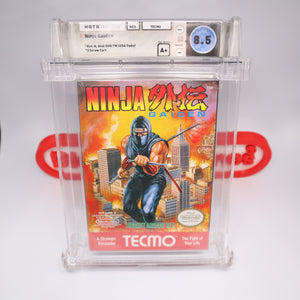 NINJA GAIDEN - WATA GRADED 8.5 A+! NEW & Factory Sealed with Authentic H-Seam! (NES Nintendo)