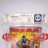 NINJA GAIDEN - WATA GRADED 8.5 A+! NEW & Factory Sealed with Authentic H-Seam! (NES Nintendo)