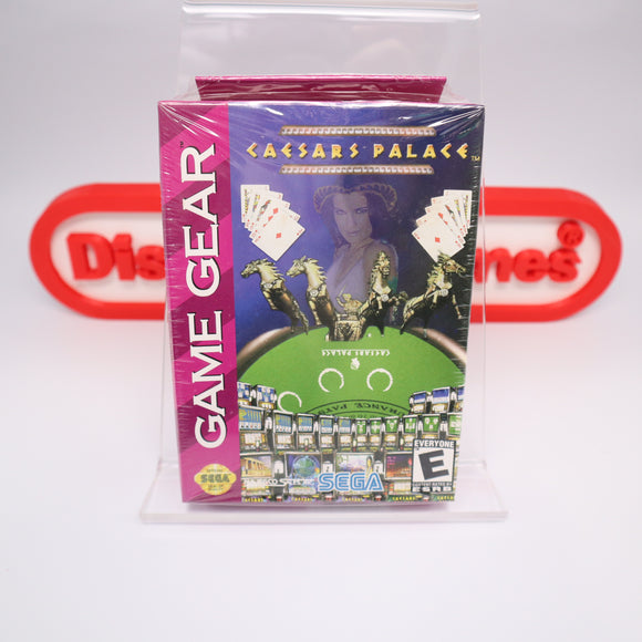 CAESARS PALACE / CAESAR'S - NEW & Factory Sealed! (Sega Game Gear)