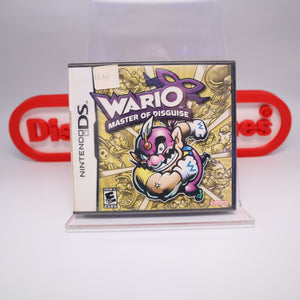 WARIO: MASTER OF DISGUISE - NEW & Factory Sealed with Y-Fold! (NDS Nintendo DS)