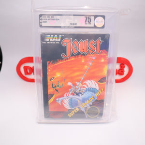 JOUST - VGA GRADED 75 EX/NM! NEW & Factory Sealed with Authentic H-Seam! (NES Nintendo)