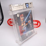 SUPER STAR WARS: RETURN OF THE JEDI - WATA GRADED 8.5 A++! NEW & Factory Sealed with Authentic H-Seam! (SNES Super Nintendo)