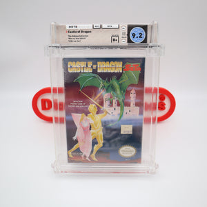 CASTLE OF DRAGON - WATA GRADED 9.2 B+! NEW & Factory Sealed with Authentic H-Seam! (NES Nintendo)