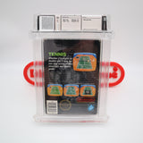 TENNIS - UNPUNCHED HANGTAB, 5-SCREW, NO REV-A, NO CODE, ROUND SOQ - WATA GRADED 6.0 CIB! (NES Nintendo)