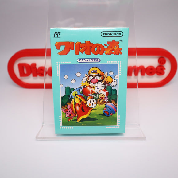 WARIO'S WOODS (Japanese Version) - NEW & Sealed (NES Nintendo Famicom)