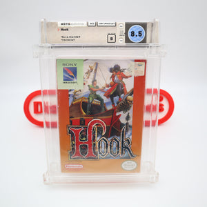PETER PAN'S HOOK - WATA GRADED 8.5 B! NEW & Factory Sealed with Authentic H-Seam! (NES Nintendo)