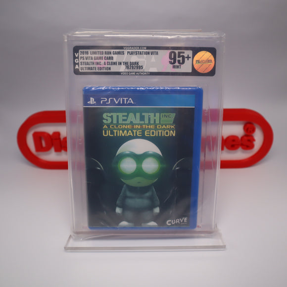 STEALTH INC: A CLONE IN THE DARK (ULTIMATE EDITION) - VGA GRADED 95+ MINT - NEW & Factory Sealed! (PlayStation PS Vita)