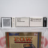 P.O.W. PRISONERS OF WAR - WATA GRADED 8.5 A+! NEW & Factory Sealed with Authentic H-Seam! (NES Nintendo)