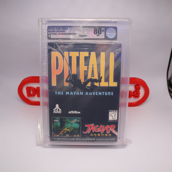PITFALL: THE MAYAN ADVENTURE - VGA GRADED 80+ NM - NEW & Factory Sealed! (Atari Jaguar)