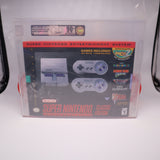 SNES SUPER NINTENDO CLASSIC MINI SYSTEM - VGA GRADED 90+ UNCIRCULATED! NEW & Factory Sealed! Authentic US Version (SNES Super Nintendo)