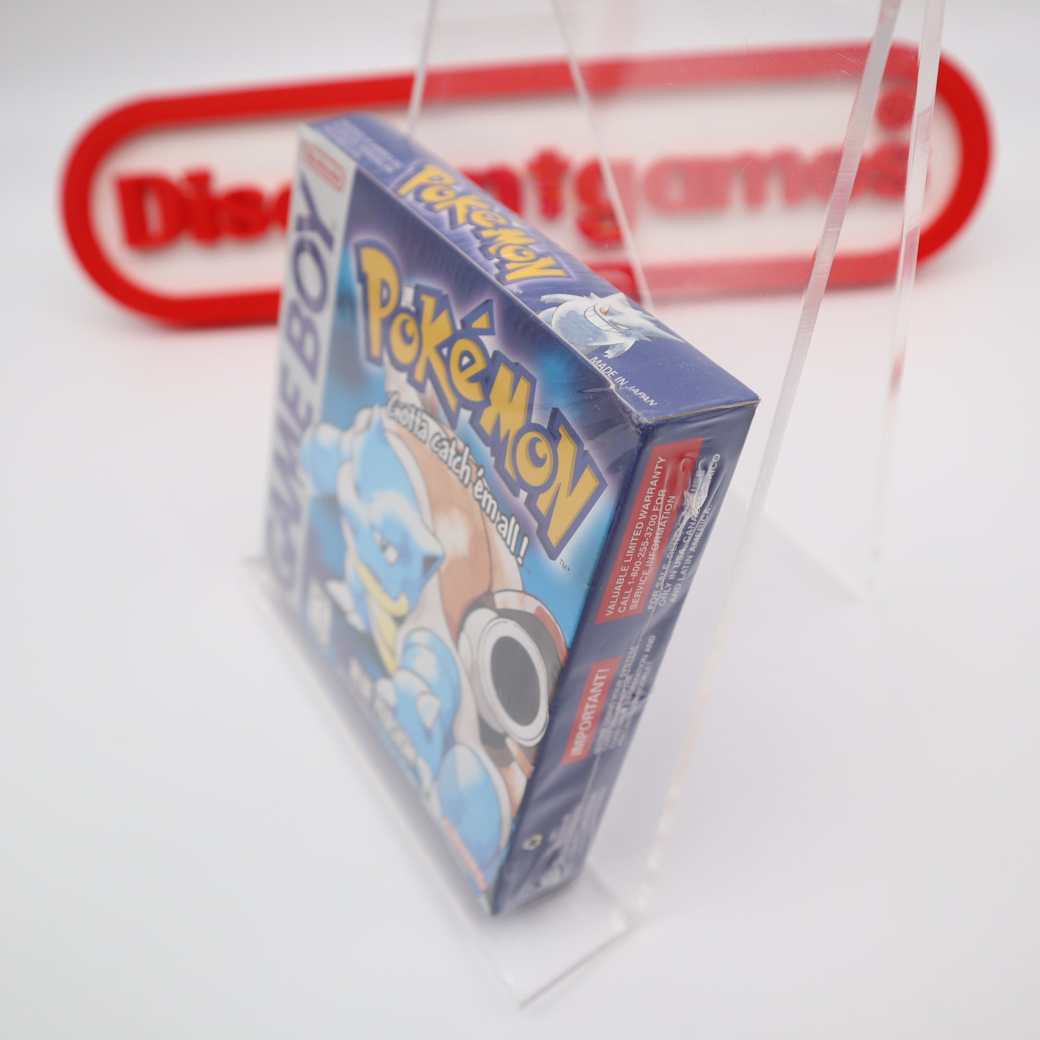 POKEMON BLUE (EARLY PRODUCTION)