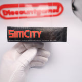 SIM CITY (Original Release) - NEW & Factory Sealed with Authentic H-SEAM! (SNES Super Nintendo)