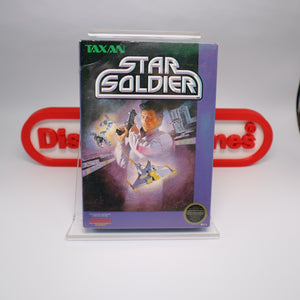 STAR SOLDIER - NEW & Factory Sealed with Authentic H-Seam! (NES Nintendo)