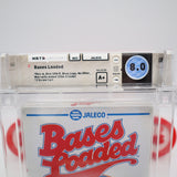 BASES LOADED 1 - WATA GRADED 8.0 A+! NEW & Factory Sealed with Authentic H-Seam! (NES Nintendo)