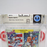 QUATTRO SPORTS (4 Games in 1) - WATA GRADED 8.5 A+! NEW & Factory Sealed with Authentic H-Seam! (NES Nintendo)