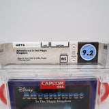 DISNEY'S ADVENTURES IN THE MAGIC KINGDOM - WATA GRADED 9.2 NS! NEW & Factory Sealed with Authentic H-Seam! (NES Nintendo)