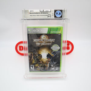 MORTAL KOMBAT VS. DC UNIVERSE - HIGHEST WATA GRADED 9.8 A++! NEW & Factory Sealed! (XBox 360)