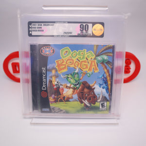 OOGA BOOGA - VGA Graded 90 UNCIRCULATED - NEW & Factory Sealed with Y-Fold! (Sega Dreamcast)