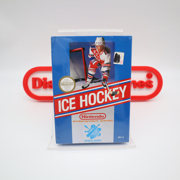 ICE HOCKEY - ROUND SOQ - NEW & Factory Sealed with Authentic H-Seam! (NES Nintendo)