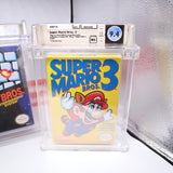 SUPER MARIO BROS. BROTHERS 1, 2 & 3 - ALL WATA GRADED & BRAND NEW! 7.0 A, 7.5 A, and 9.4 NS! (NES Nintendo)