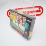 WORLD LEAGUE SOCCER - NEW & Factory Sealed with Authentic V-Seam! (SNES Super Nintendo)