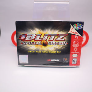 NFL BLITZ: SPECIAL EDITION - NEW & Factory Sealed with Authentic V-Overlap Seam! (N64 Nintendo 64)