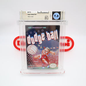 SUPER DODGE BALL / DODGEBALL - WATA GRADED 7.0 B+! NEW & Factory Sealed with Authentic H-Seam! (NES Nintendo)