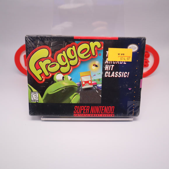 FROGGER - NEW & Factory Sealed with Authentic Seal! (SNES Super Nintendo)