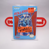 ROLLERBALL / ROLLER BALL PINBALL - NEW & Factory Sealed with Authentic H-Seam! (NES Nintendo)