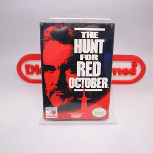 HUNT FOR RED OCTOBER, THE - NEW & Factory Sealed with Authentic H-Seam! (NES Nintendo)