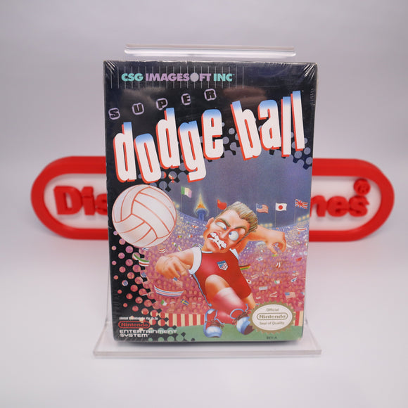 SUPER DODGE BALL / DODGEBALL - NEW & Factory Sealed with Authentic H-Seam! (NES Nintendo)